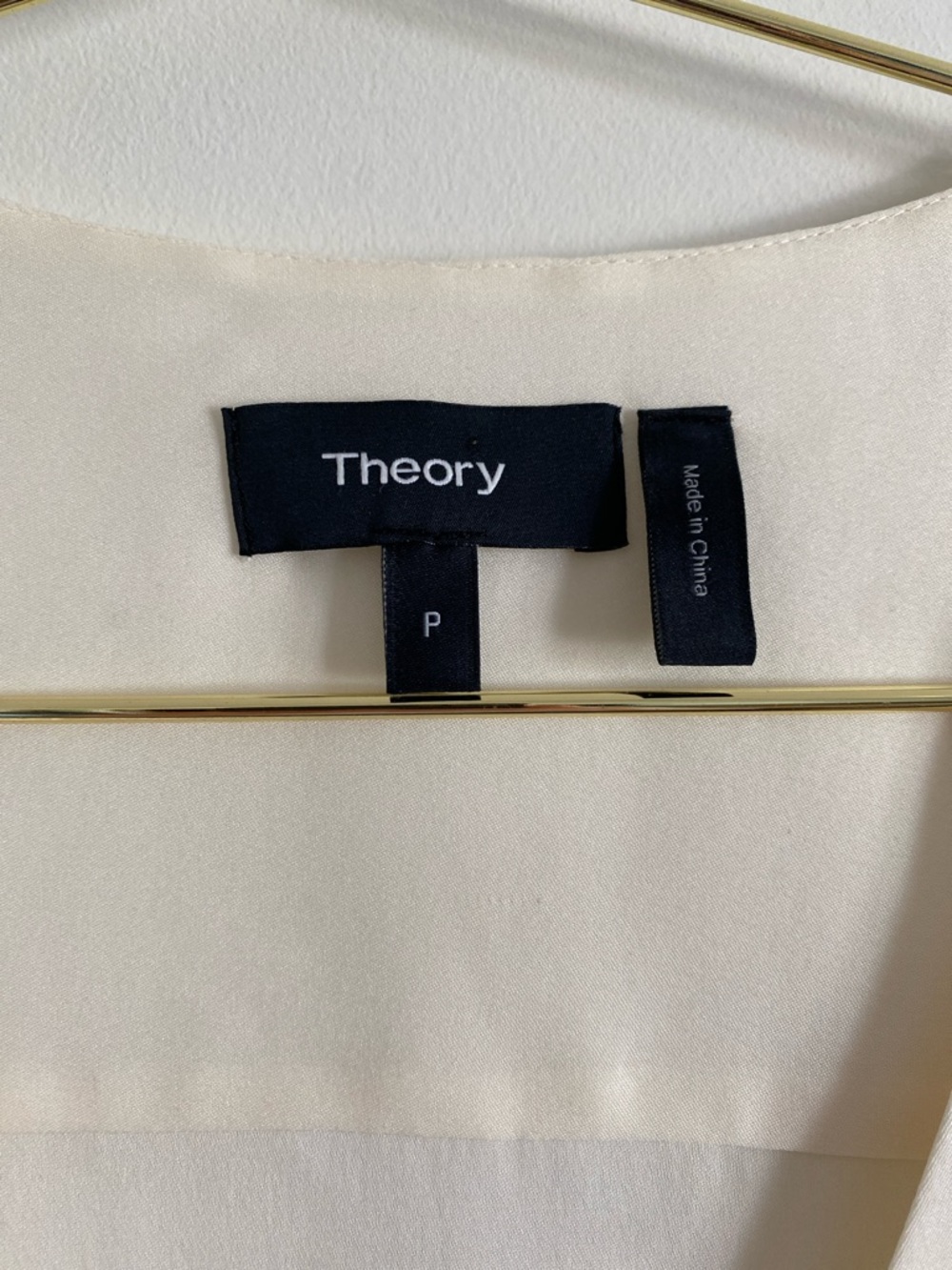 Theory Silk Georgette Jastrid Ruffle Blouse - Picture 3 of 7